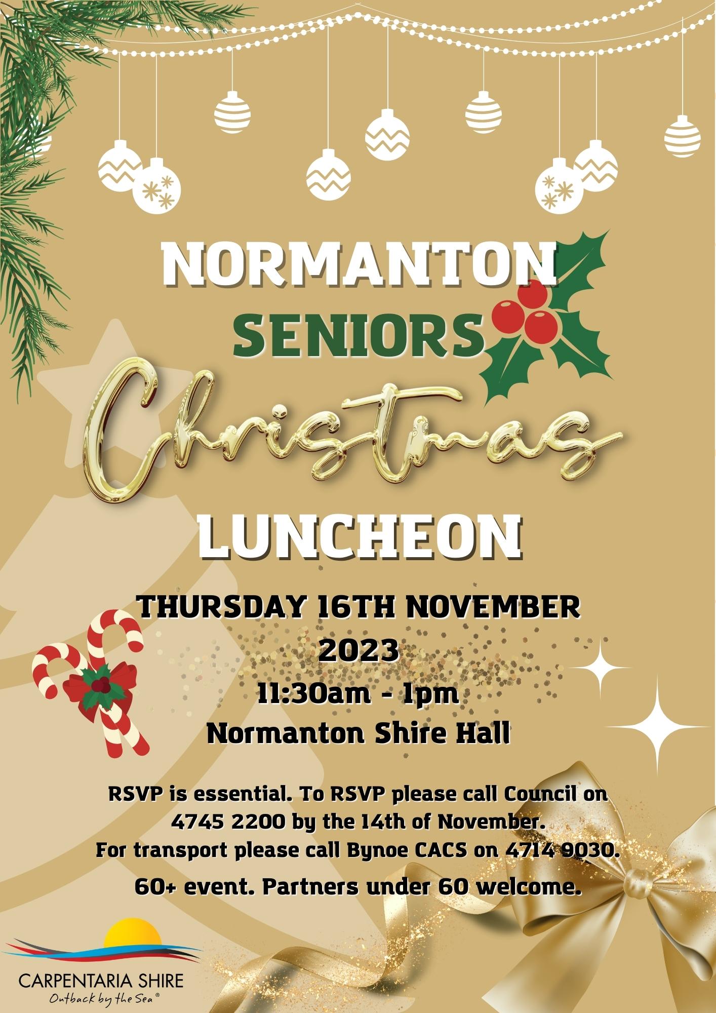 2023 Seniors Christmas Luncheon