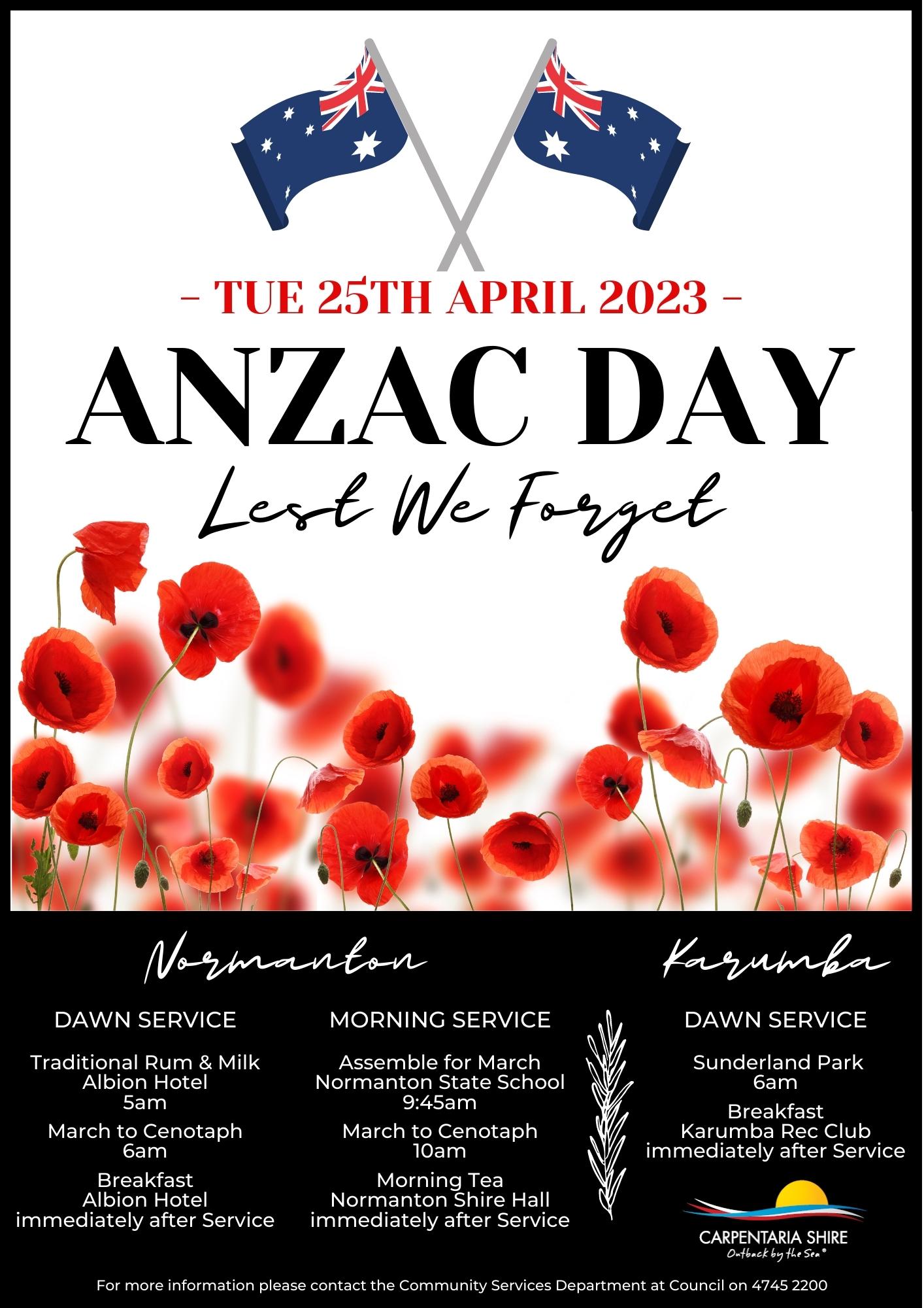 ANZAC Day Poster 2023