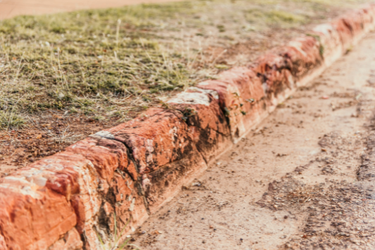 Stone Pitched Gutters